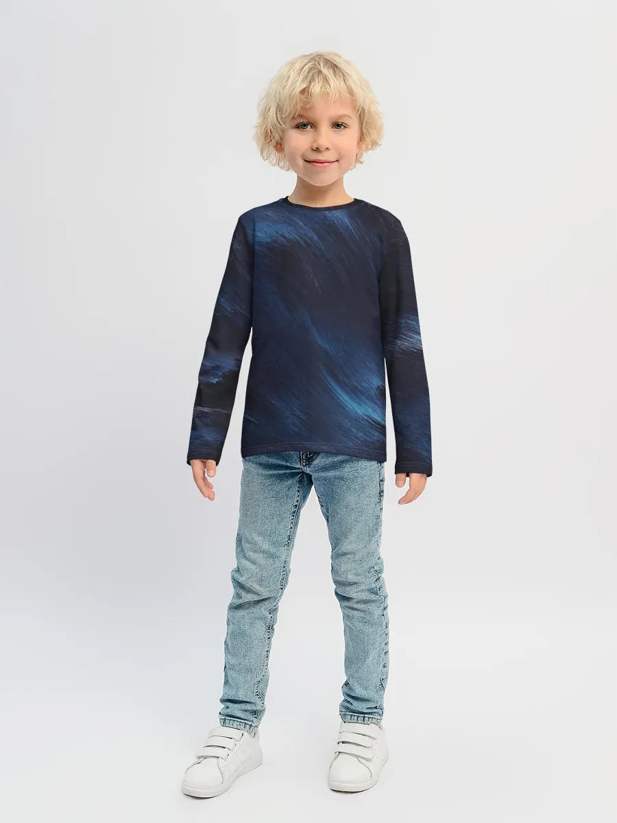 Детский лонгслив / ВОЛНЫ