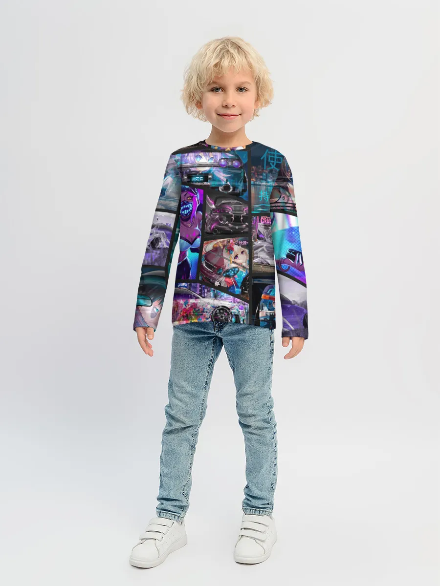 Детский лонгслив / JDM Anime