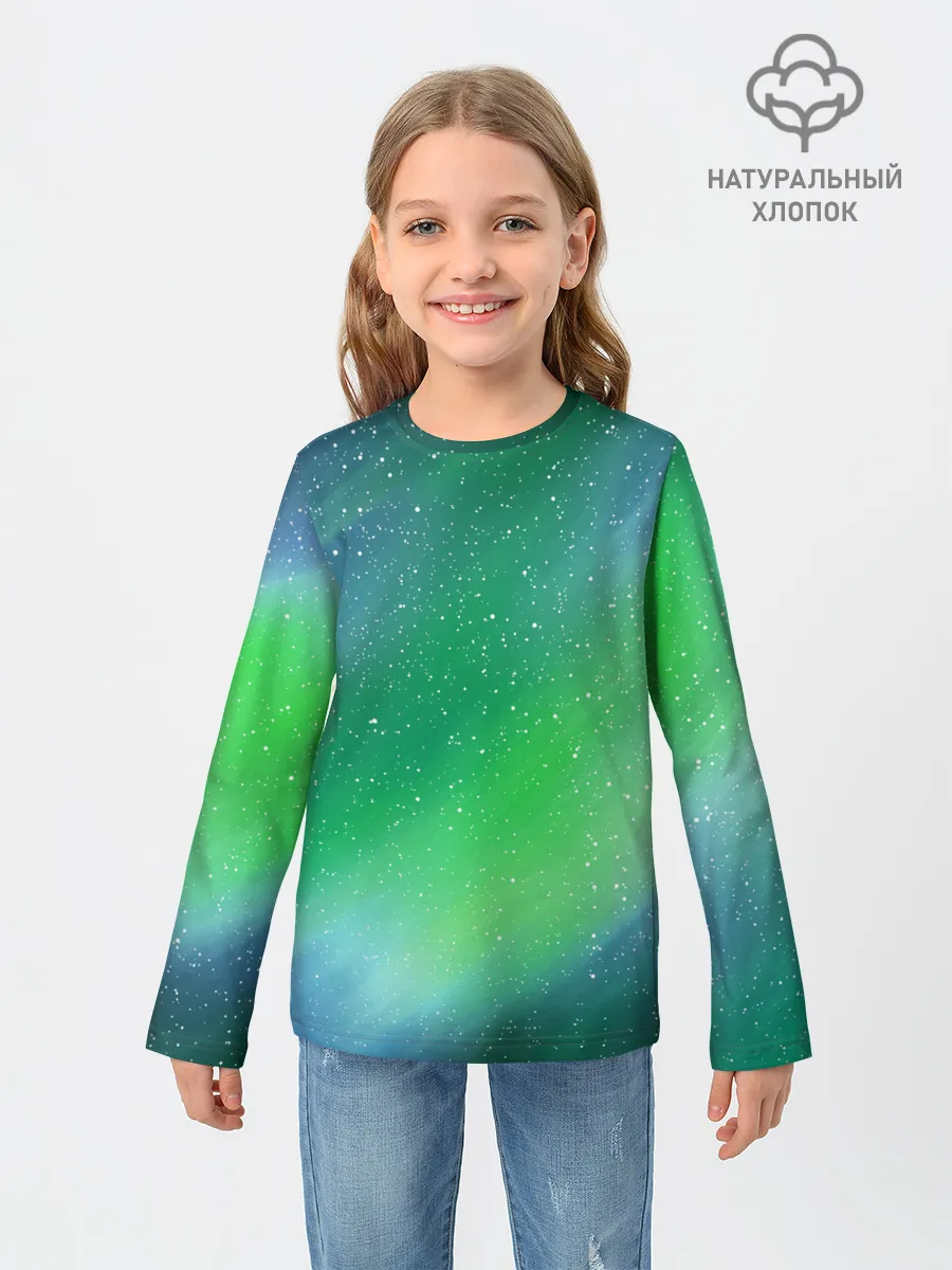 Детский лонгслив / КРАСКИ КОСМОСА