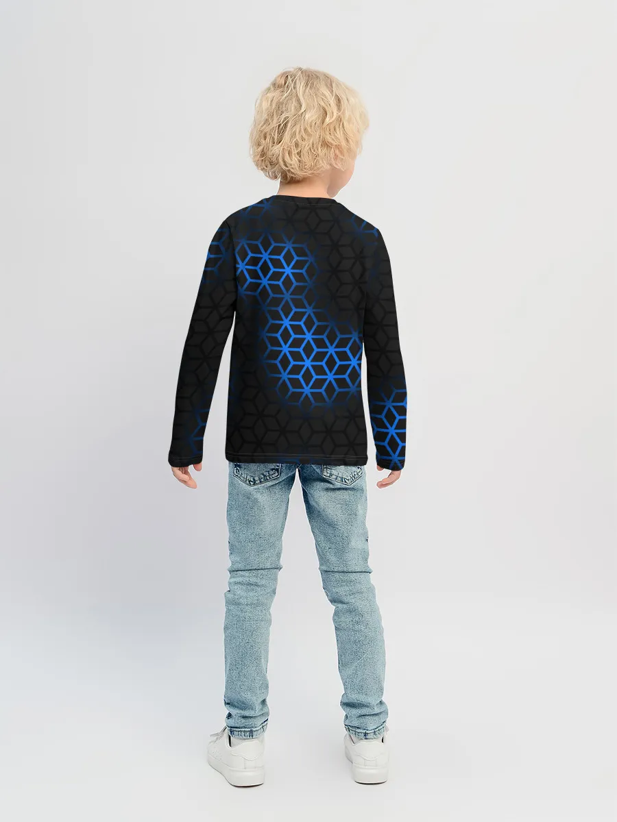 Детский лонгслив / СТАЛЬНАЯ БРОНЯ РОМБАМИ