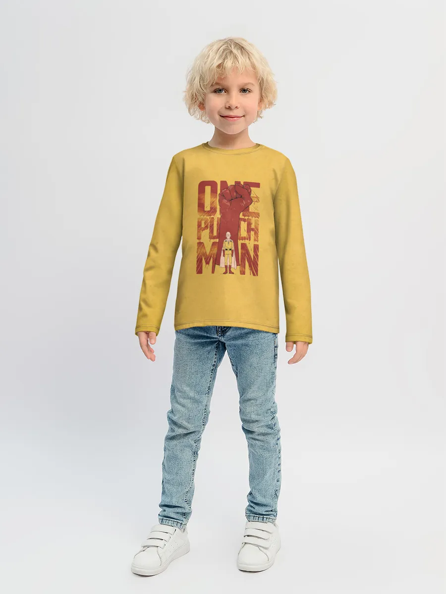 Детский лонгслив / ВАН ПАНЧ МЭН