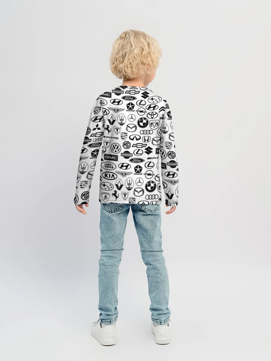 Детский лонгслив / ЛОГОТИПЫ АВТО