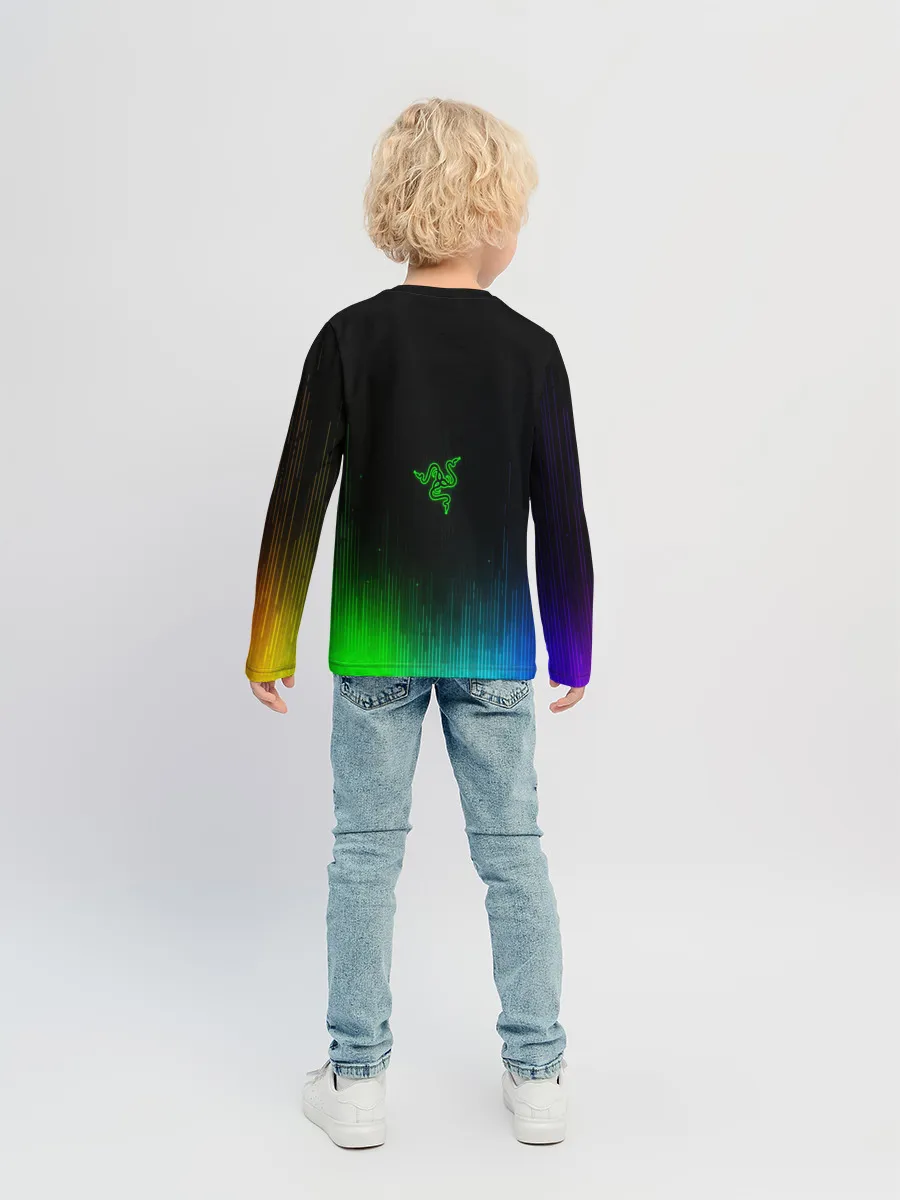Детский лонгслив / RAZER NEON