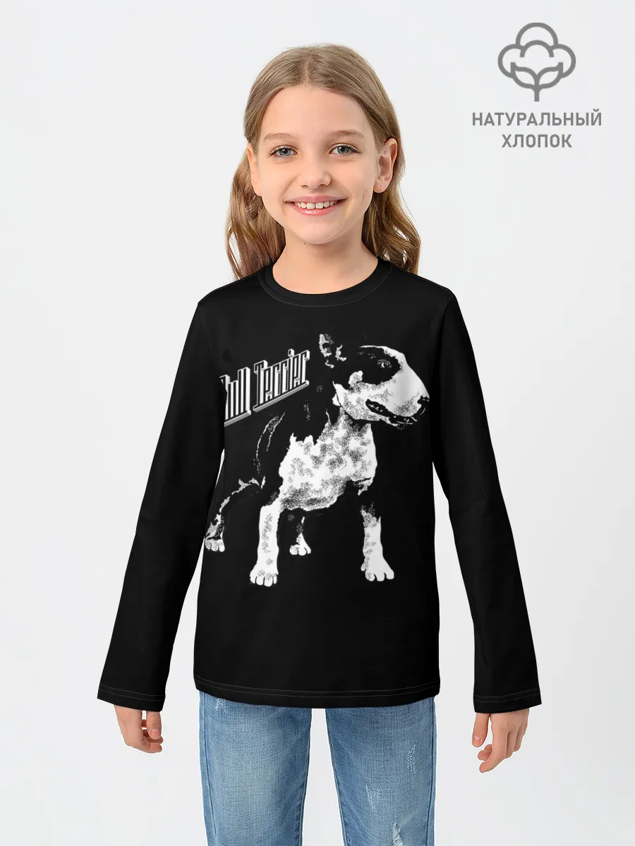 Детский лонгслив / Бультерьер