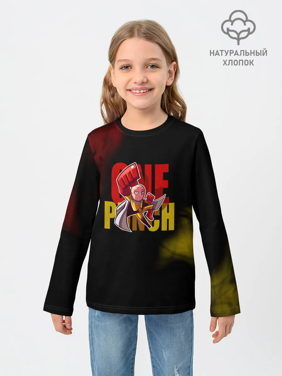 Детский лонгслив / Один удар Сайтамы