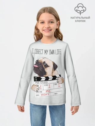 Детский лонгслив / I direct my own life