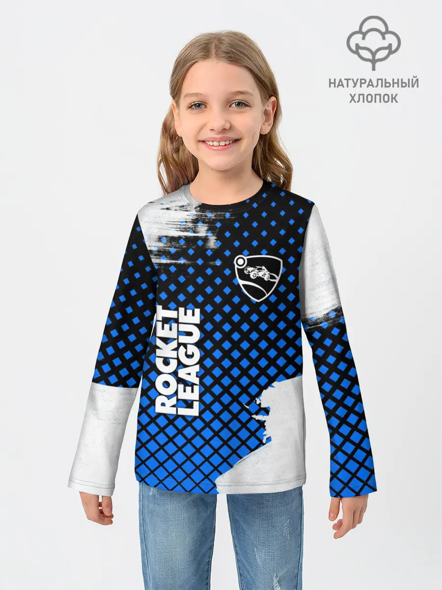 Детский лонгслив / ROCKET LEAGUE