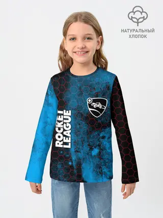 Детский лонгслив / ROCKET LEAGUE