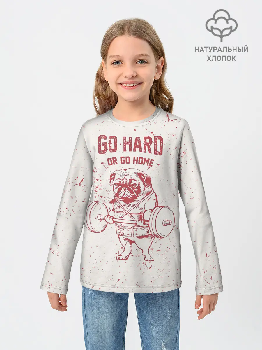 Детский лонгслив / GO HARD