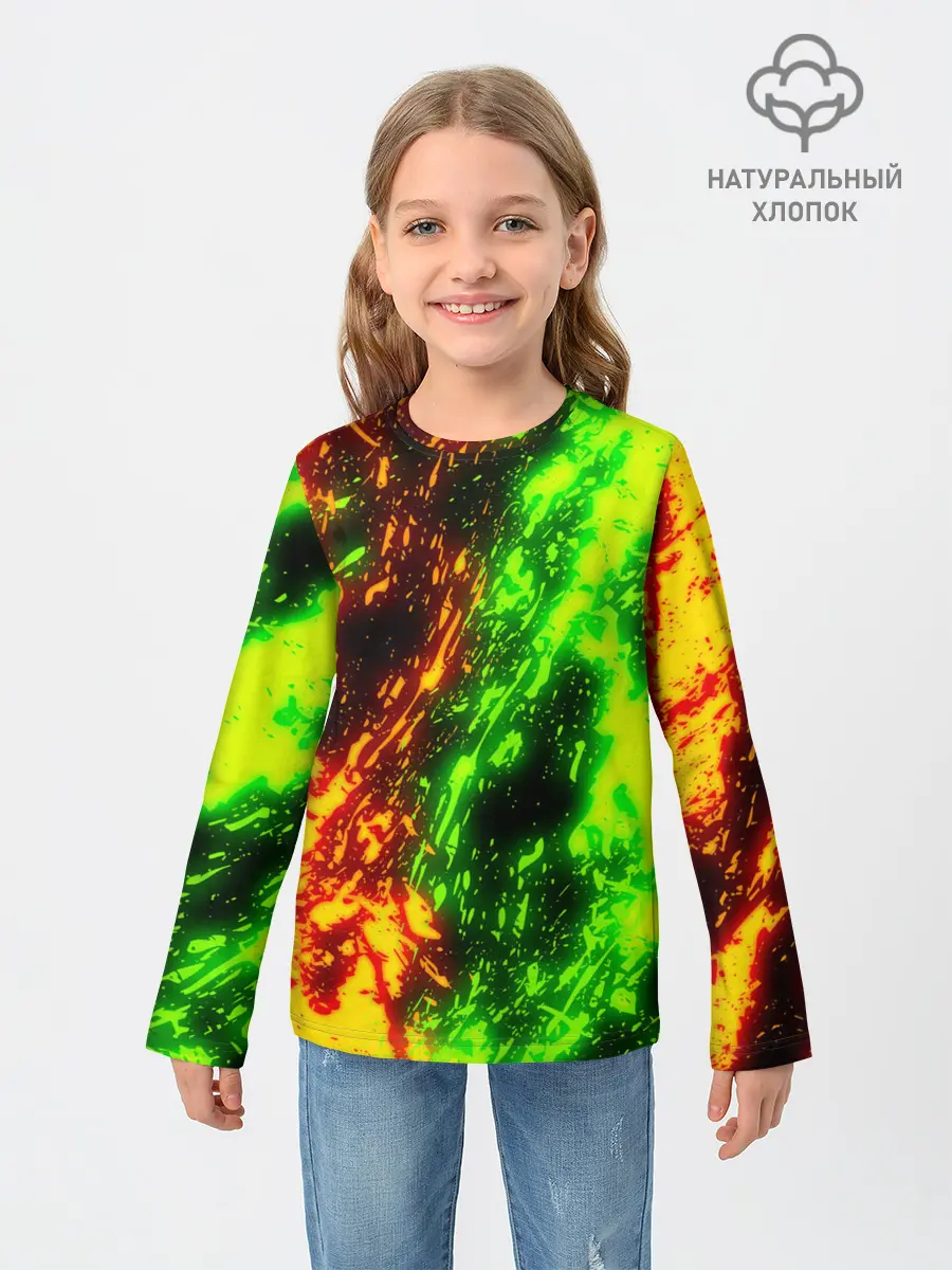 Детский лонгслив / TOXIC FLAME