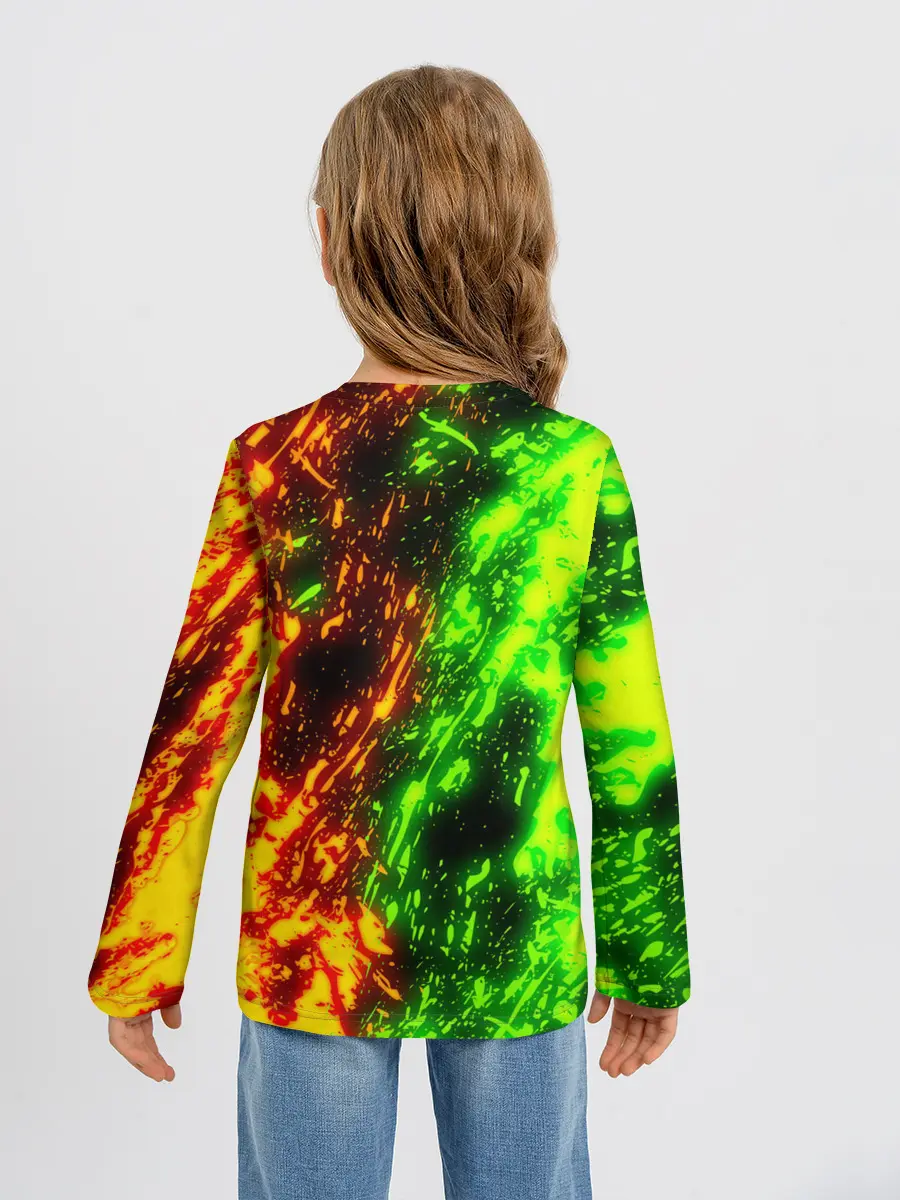 Детский лонгслив / TOXIC FLAME