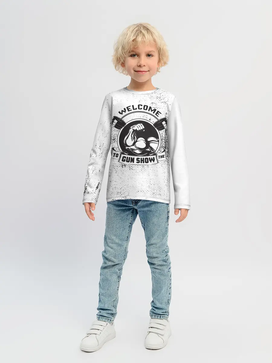 Детский лонгслив / Gun show