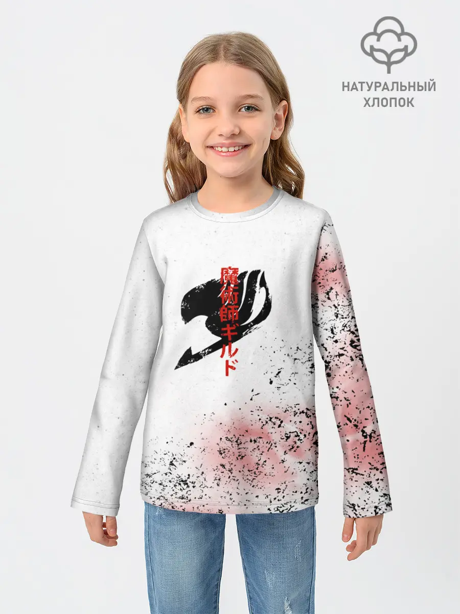 Детский лонгслив / Fairy Tale logo