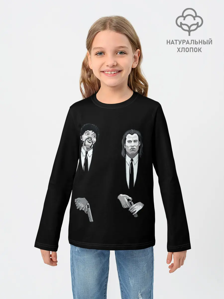 Детский лонгслив / Pulp Fiction - Art 3