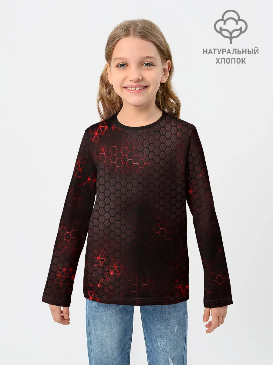 Детский лонгслив / СТАЛЬНАЯ БРОНЯ