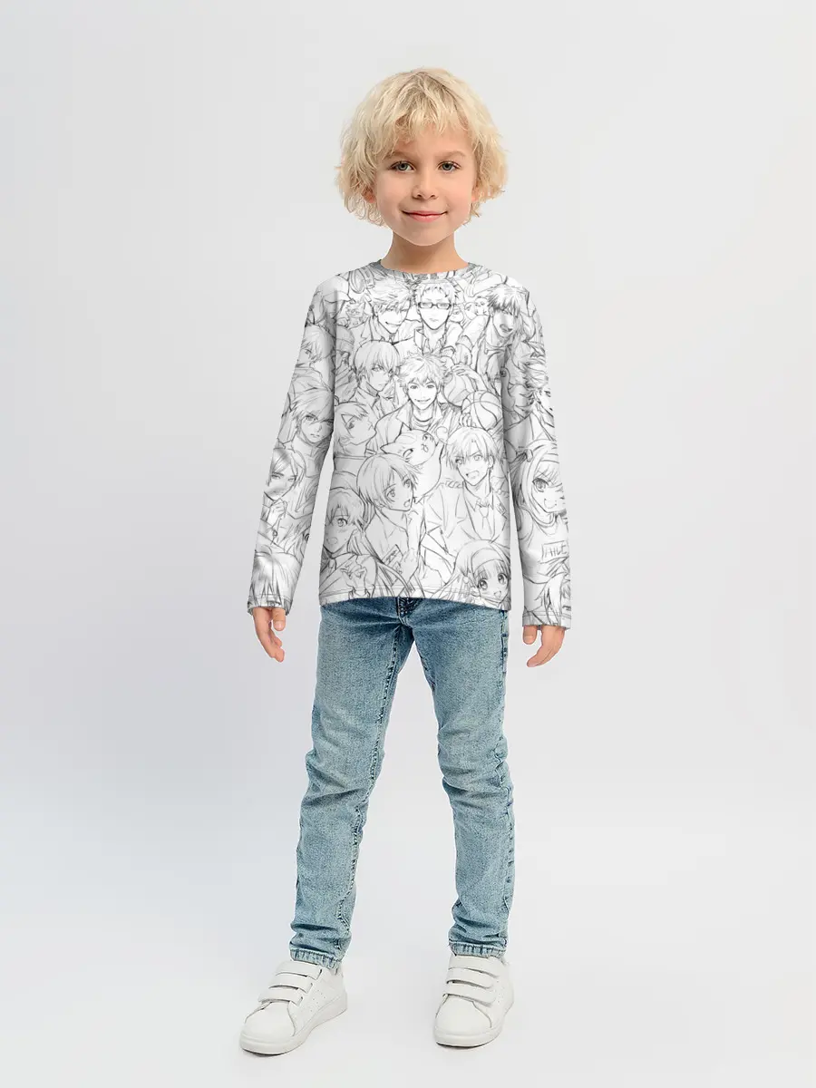 Детский лонгслив / MANGA DRAWINGS