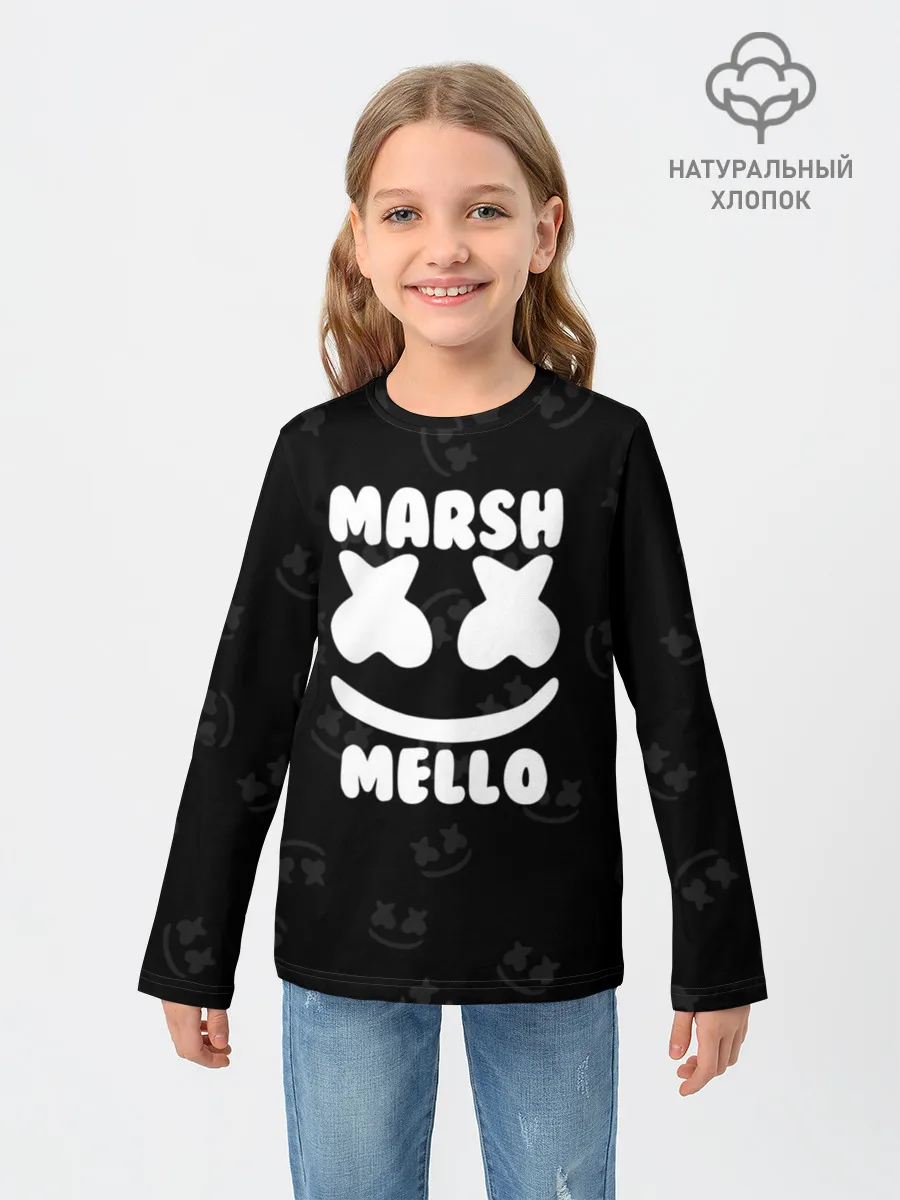 Детский лонгслив / Marshmello 7
