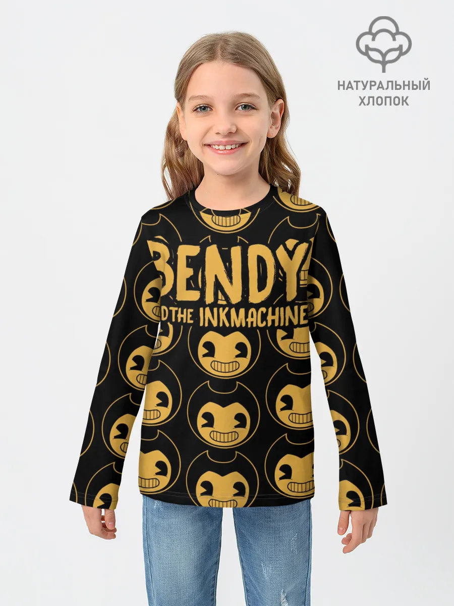 Детский лонгслив / Bendy And The Ink Machine