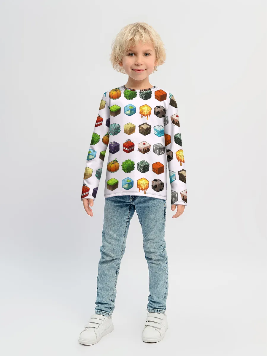 Детский лонгслив / Minecraft