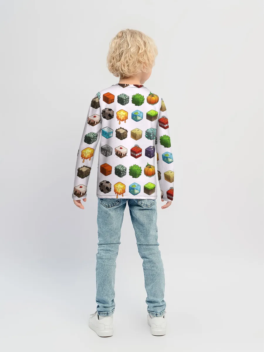 Детский лонгслив / Minecraft