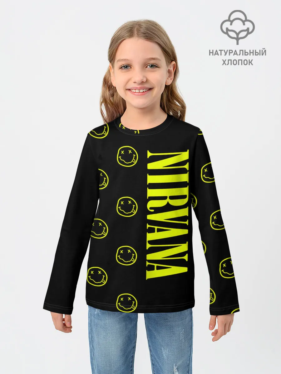 Детский лонгслив / Nirvana 2