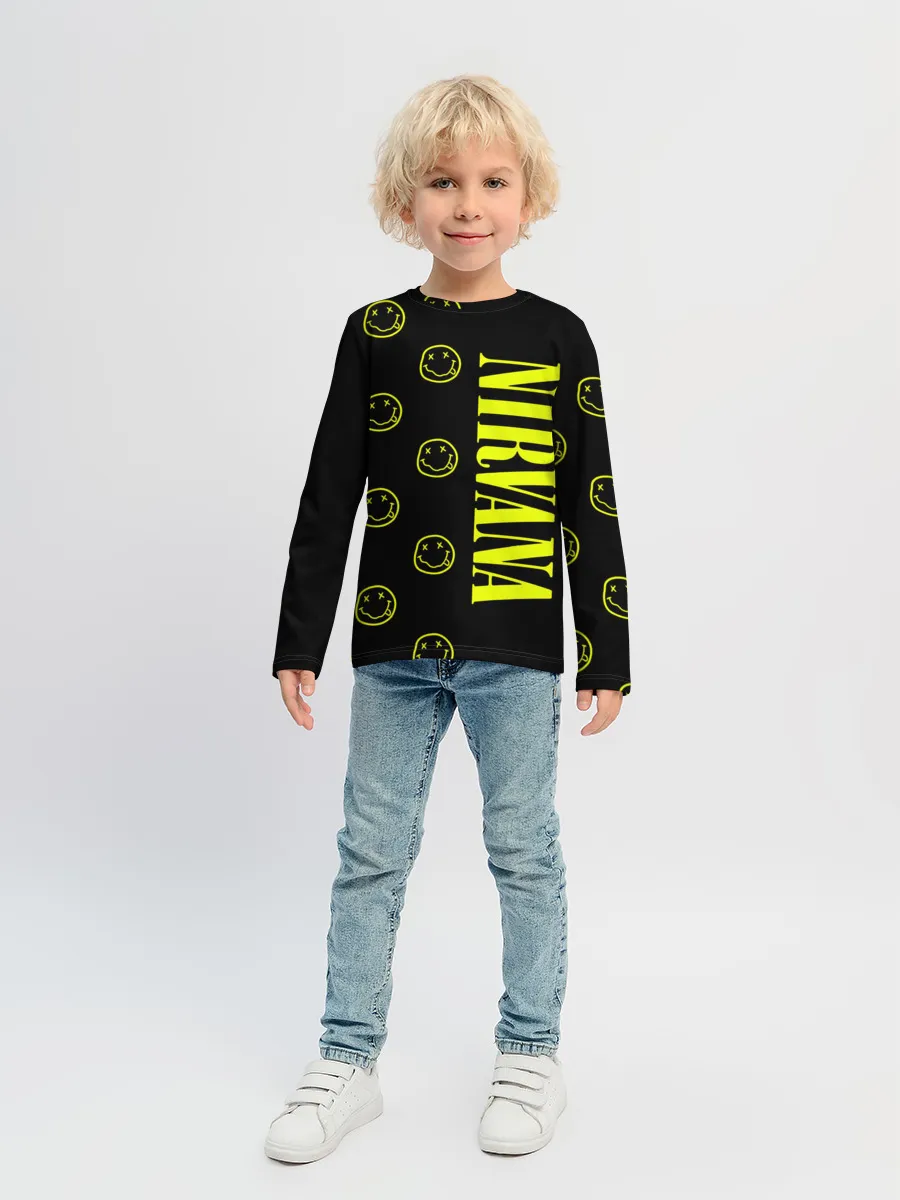 Детский лонгслив / Nirvana 2