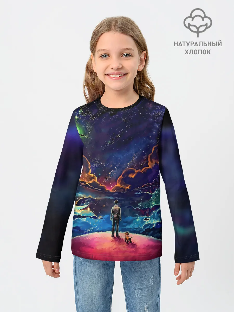 Детский лонгслив / Арт