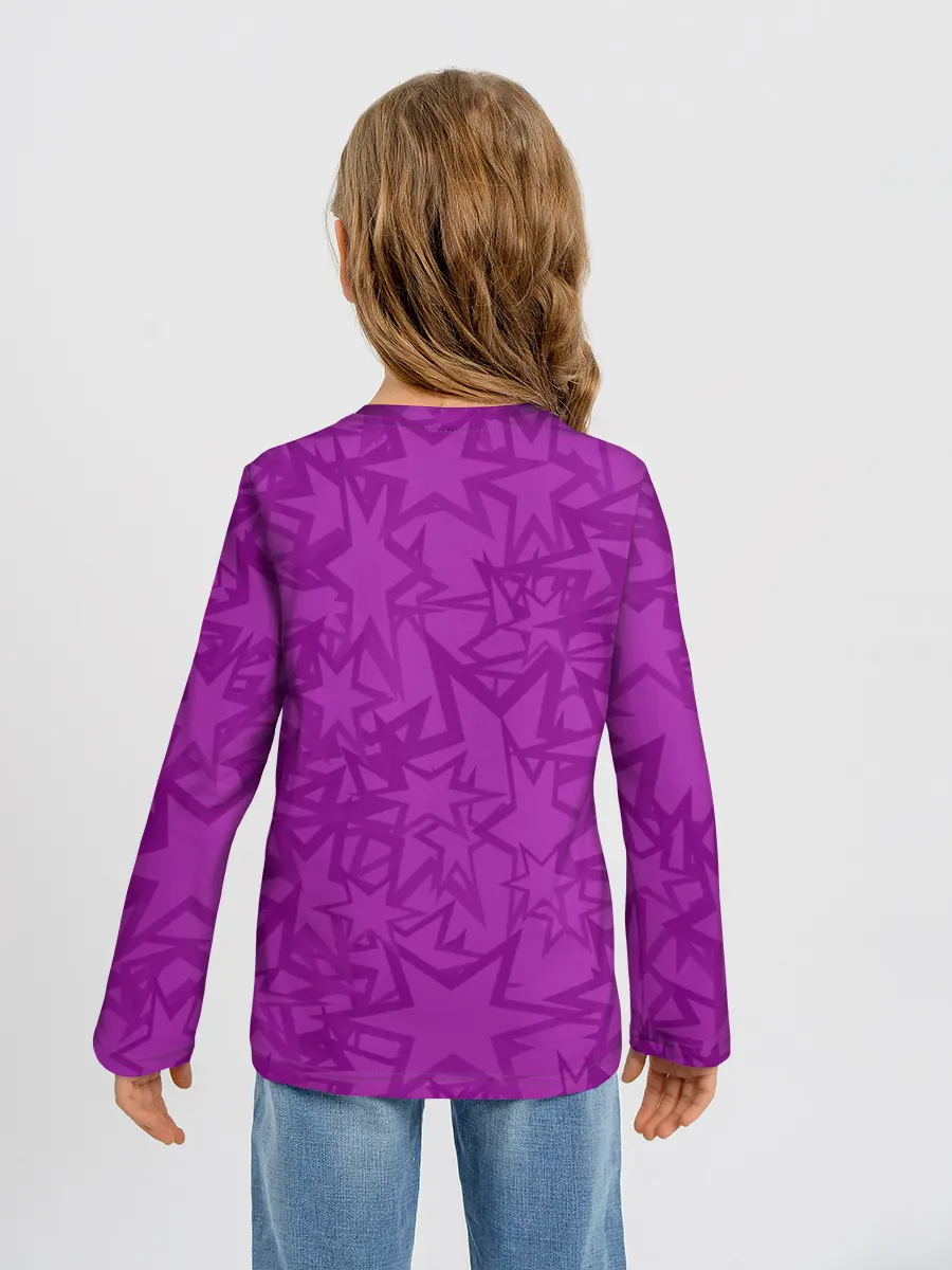 Детский лонгслив / Абстракция.