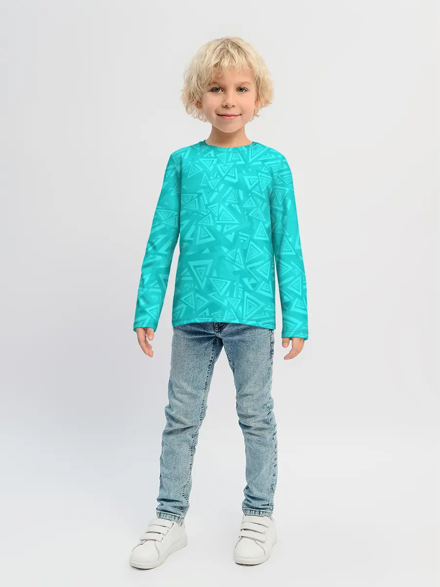 Детский лонгслив / Абстракция.