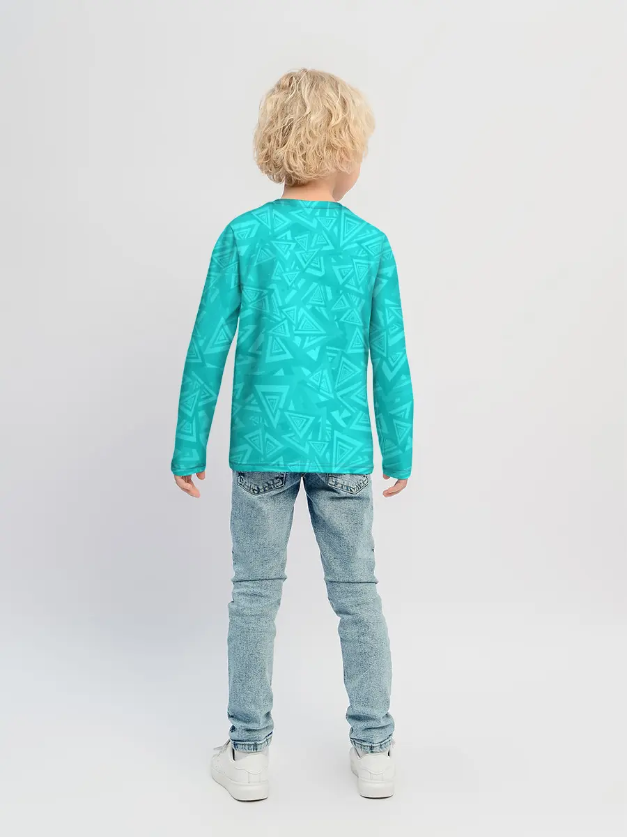 Детский лонгслив / Абстракция.
