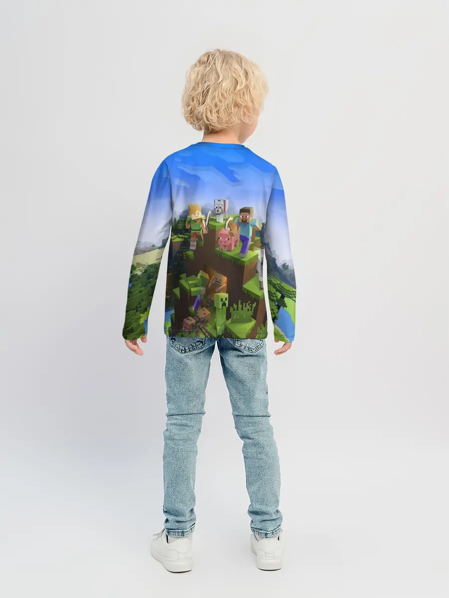 Детский лонгслив / MINECRAFT