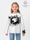 Детский лонгслив / Белая эмблема Хвоста Феи
