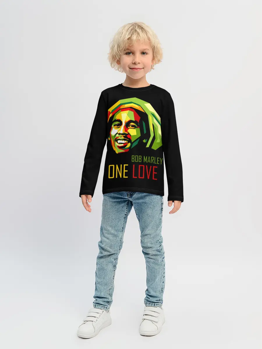 Детский лонгслив / Боб Марли