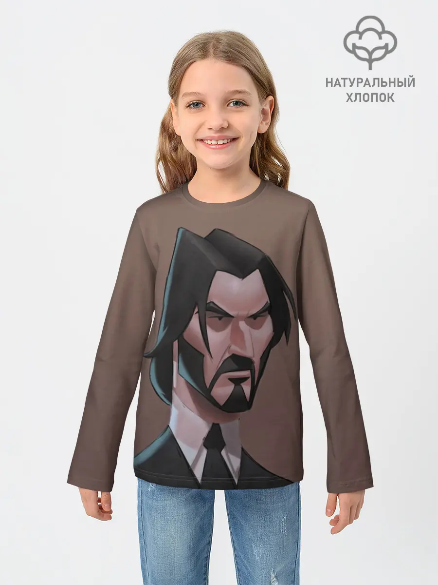 Детский лонгслив / Фортнайт Уик