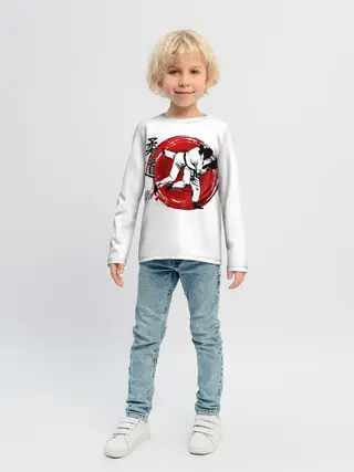 Детский лонгслив / Judo