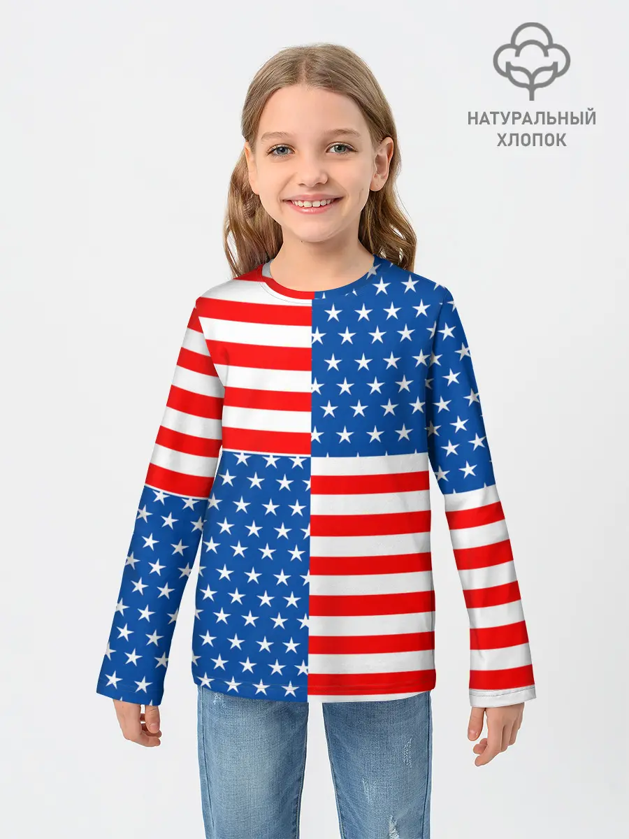 Детский лонгслив / США