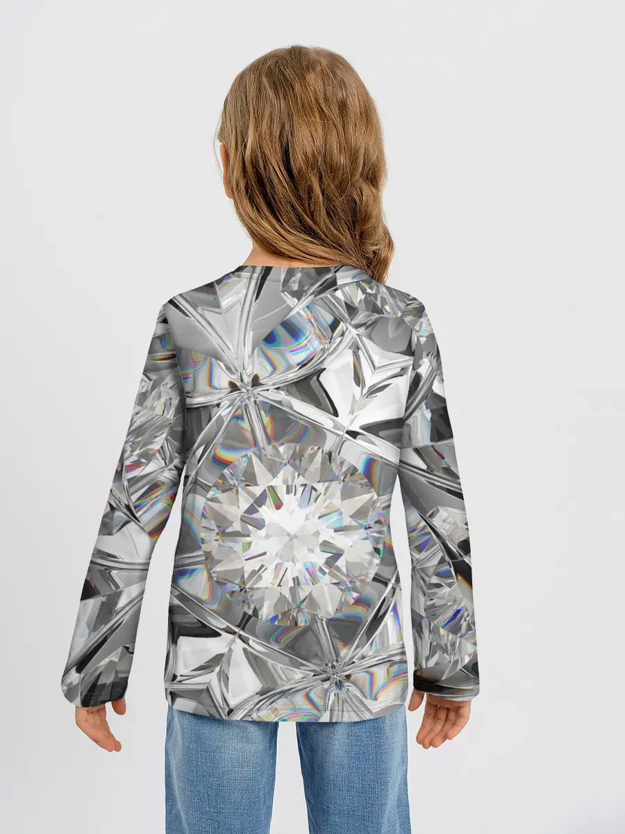 Детский лонгслив / Бриллиантовый блеск