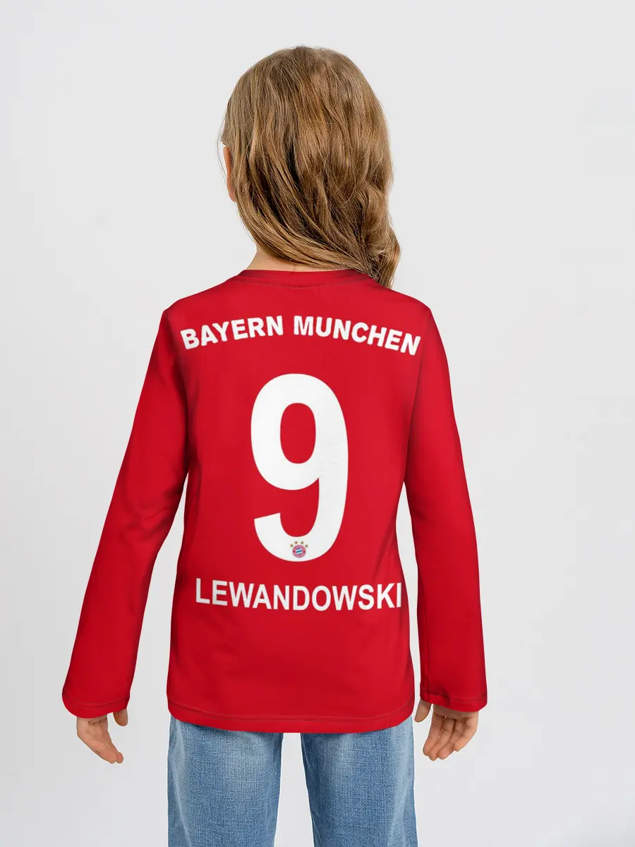 Детский лонгслив / Lewandowski home 19-20