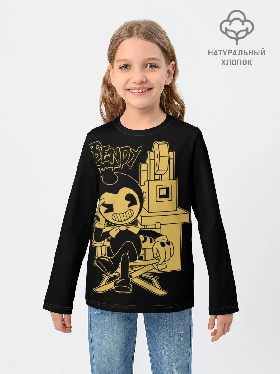 Детский лонгслив / Bendy And The Ink Machine