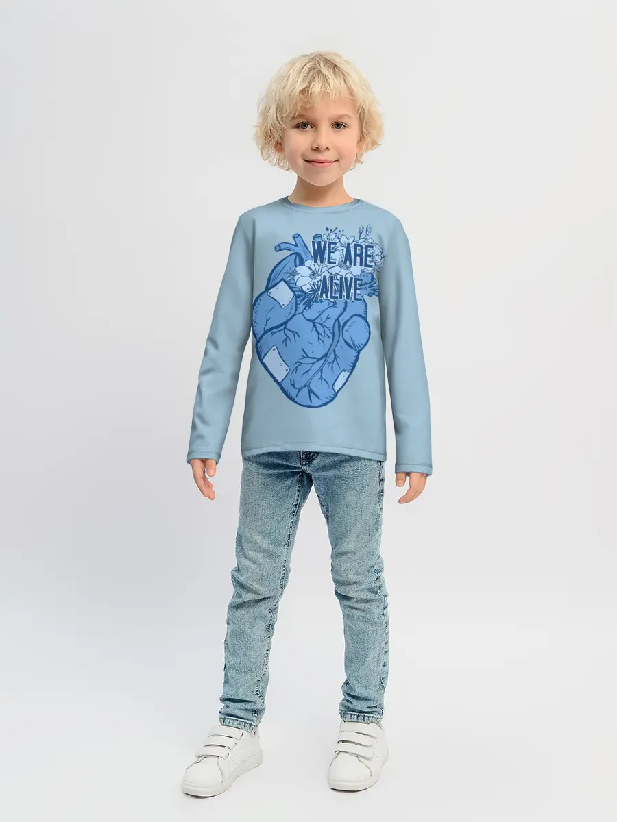Детский лонгслив / WE ARE ALIVE