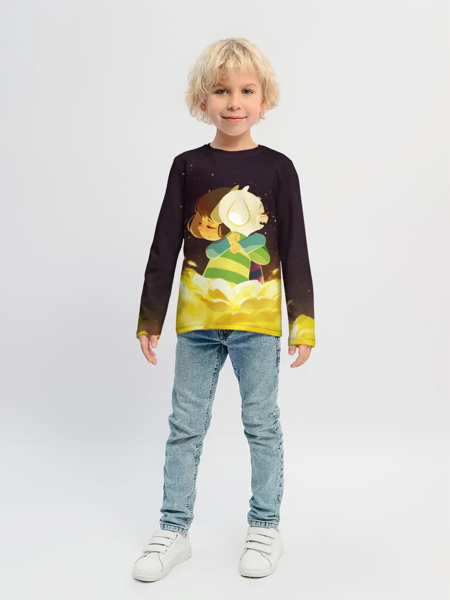 Детский лонгслив / Фриск и Азриэль - UNDERTALE