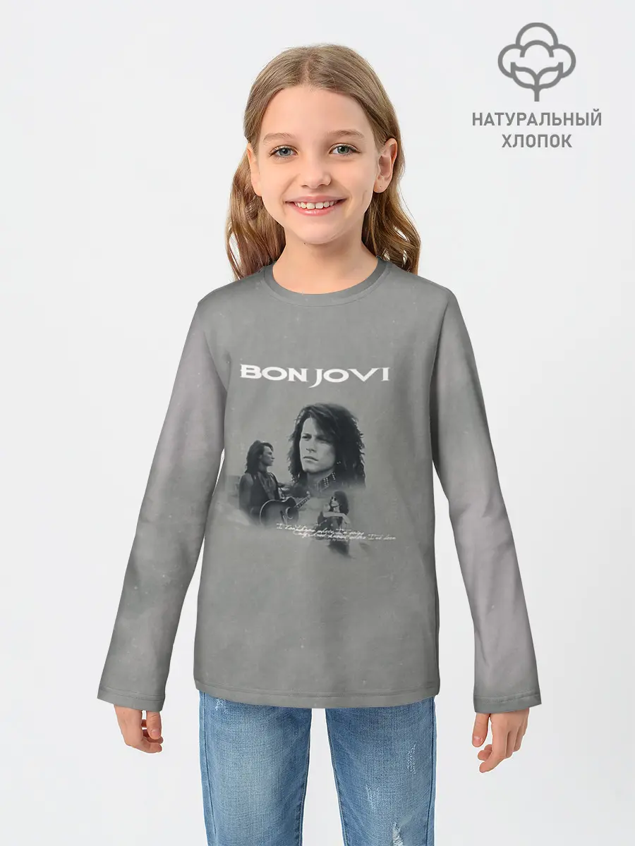 Детский лонгслив / Bon Jovi