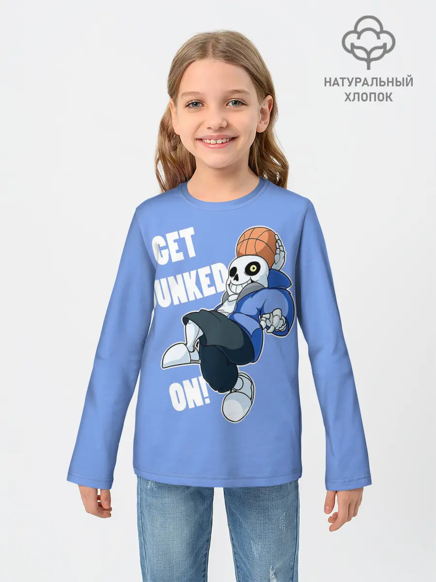 Детский лонгслив / GET DUNKED