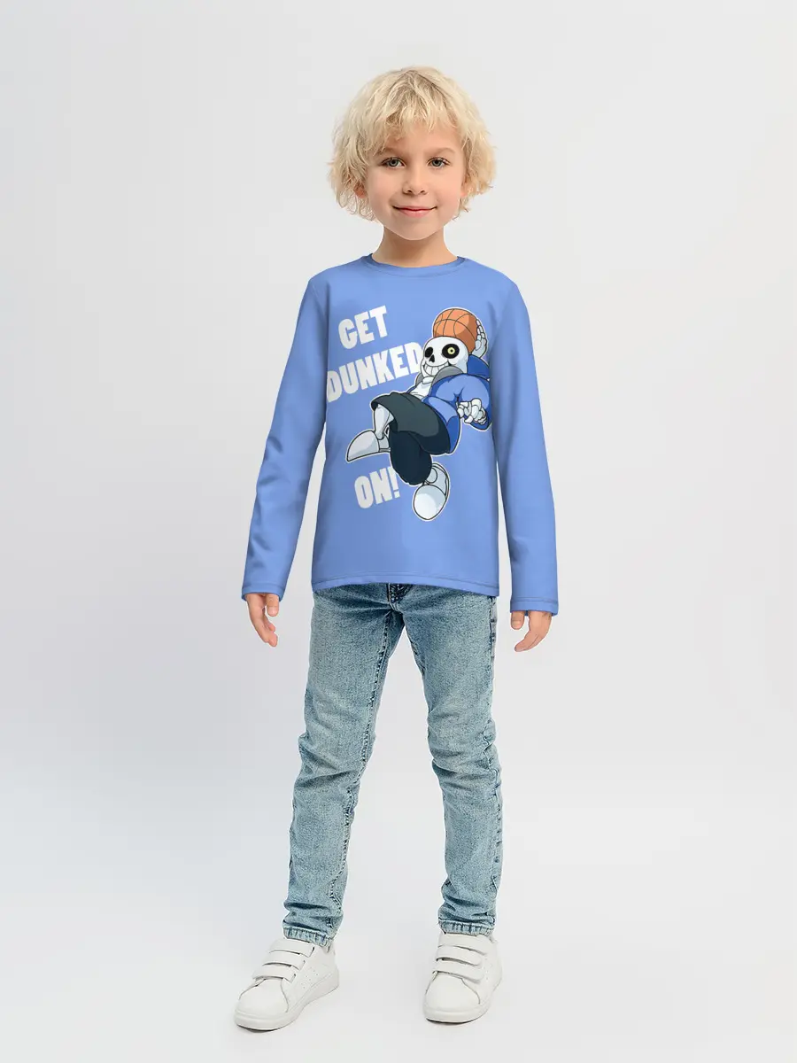 Детский лонгслив / GET DUNKED