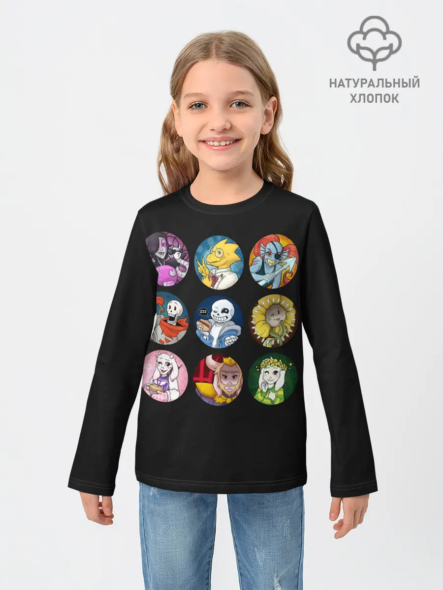 Детский лонгслив / Undertale