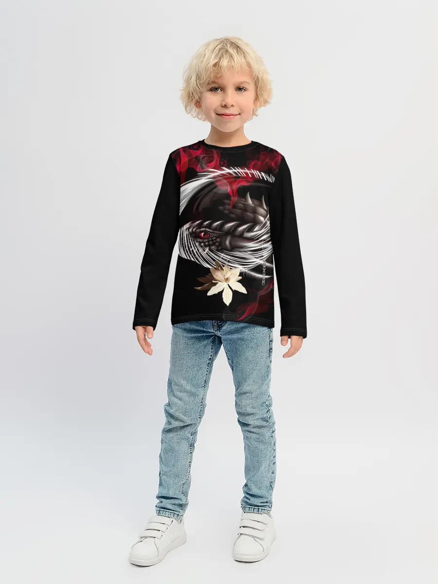 Детский лонгслив / Дракон