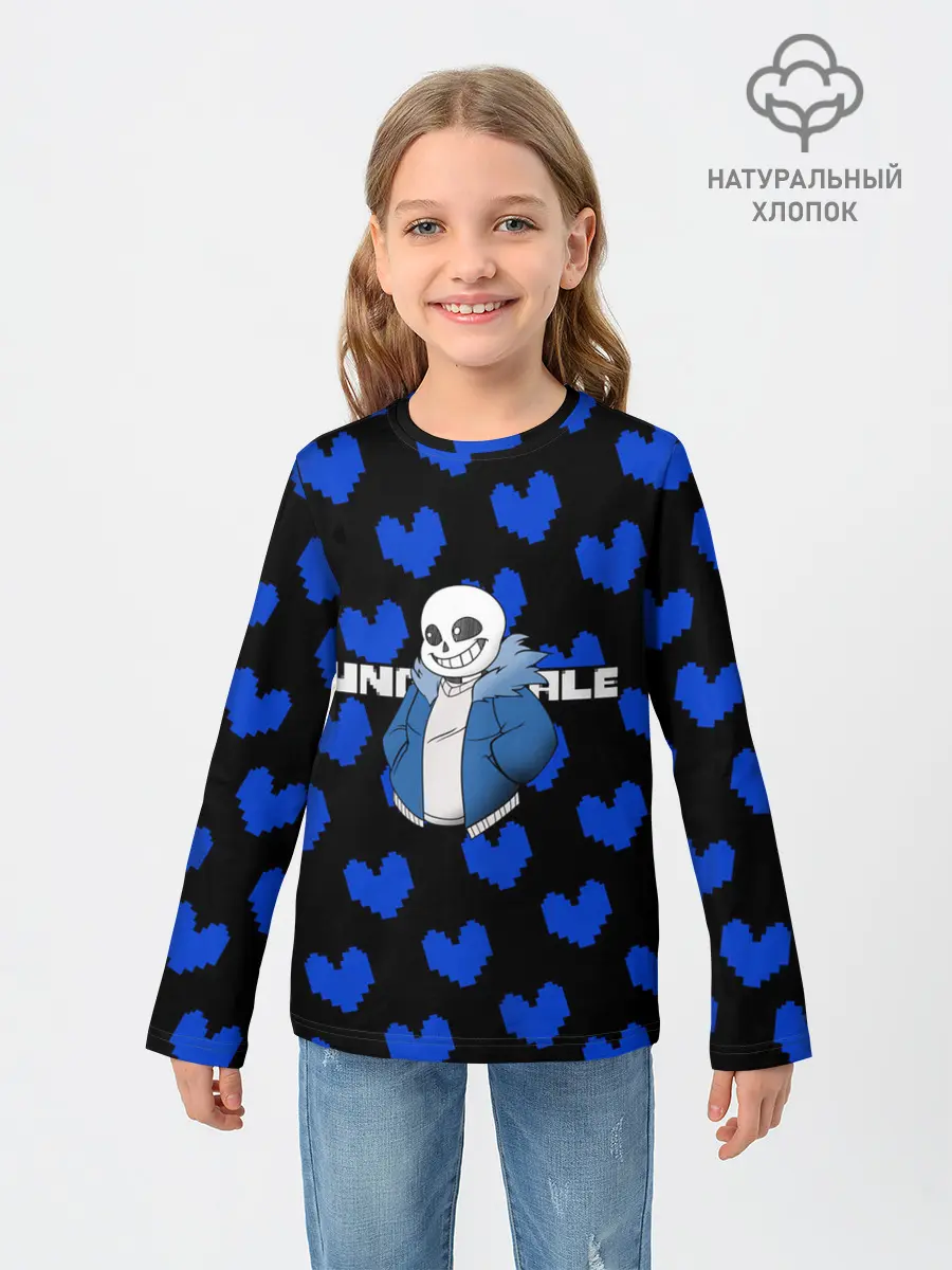 Детский лонгслив / Undertale.