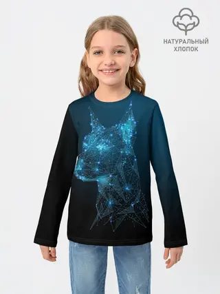 Детский лонгслив / Доберман