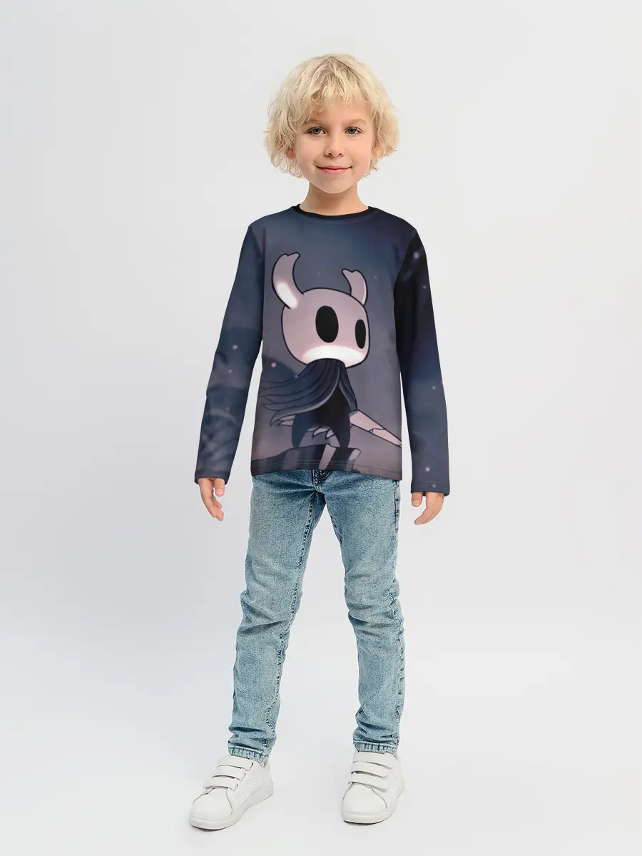 Детский лонгслив / Рыцарь - HOLLOW KNIGHT