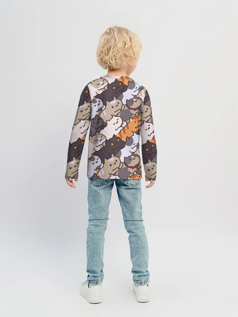 Детский лонгслив / Котомания